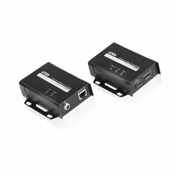 ATEN DisplayPort HDBaseT-Lite Extender 4K/40m;1080p/70m, 4096 x 2160 pixels, AV transmitter & receiver, 70 m, Wired, Black, H ...