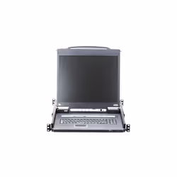 ATEN 8-Port 17" LCD KVM Switch Over IP (USB - PS/2 VGA) with USB Peripheral port - Additional view 4