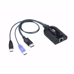 ATEN R W/AUDIO & SMART CARD SUPPORT, USB, USB, DisplayPort, Black, Purple, RJ-45, 1 x RJ-45