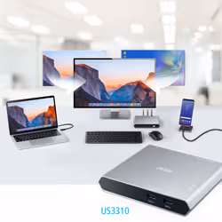 ATEN 2-Port USB-C Gen 1 Dock Switch - Additional view 4