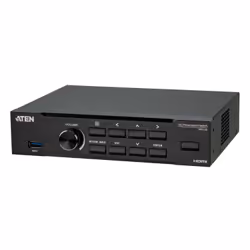 ATEN Seamless Presentation Switch with Quad V, HDMI, USB Type-A, Metal, Black, 60 Hz, 15 m