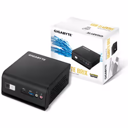 GIGABYTE GB-BLCE-4000RC, 0.67L sized PC, Mini PC barebone, DDR4-SDRAM, M.2, PCI Express, Ethernet LAN, Wi-Fi 5 (802.11ac)