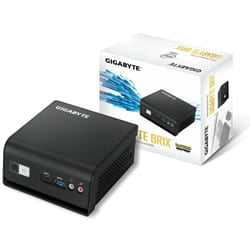 GIGABYTE GB-BLCE-4000RC PC/workstation barebone 0.67L sized PC Black N4000 2.6 GHz