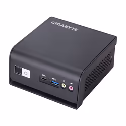 GIGABYTE GB-BLCE-4000RC PC/workstation barebone 0.67L sized PC Black N4000 2.6 GHz