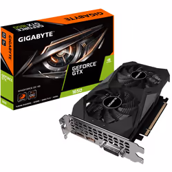 GIGABYTE GV-N1656WF2OC-4GD, GeForce GTX 1650, 4 GB, GDDR6, 128 bit, 7680 x 4320 pixels, PCI Express x16 3.0