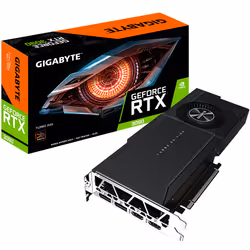GIGABYTE GV-N3090TURBO-24GD, GeForce RTX 3090, 24 GB, GDDR6X, 384 bit, 7680 x 4320 pixels, PCI Express x16 4.0