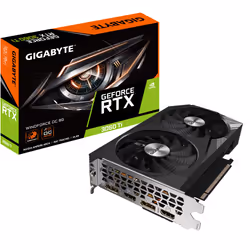 GIGABYTE GeForce RTX 3060 Ti WINDFORCE OC 8G, GeForce RTX 3060 Ti, 8 GB, GDDR6, 256 bit, 7680 x 4320 pixels, PCI Express x16 ...