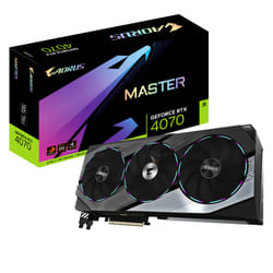 GIGABYTE AORUS GeForce RTX 4070 MASTER 12G NVIDIA 12 GB GDDR6X