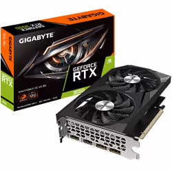 GIGABYTE GeForce RTX 3050 WINDFORCE OC V2 8G, GeForce RTX 3050, 8 GB, GDDR6, 128 bit, 7680 x 4320 pixels, PCI Express 4.0