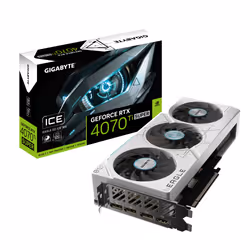 GIGABYTE GeForce RTX 4070 Ti SUPER EAGLE OC ICE 16G Graphics Card - 16GB GDDR6X, 256bit, PCI-E 4.0, 2640MHz Core Clock, 3 x D ...