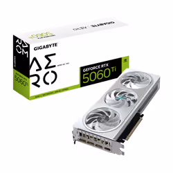 GIGABYTE GeForce RTX 5060 Ti AERO OC 16G Graphics Card - 16GB GDDR7, 128bit, PCI-E 5.0, 2647MHz Core Clock, 3 x DisplayPort, ...
