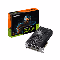 GIGABYTE GeForce RTX 5060 Ti WINDFORCE OC 8G Graphics Card - 8GB GDDR7, 128bit, PCI-E 5.0, 2587MHz Core Clock, 3 x DisplayPor ...