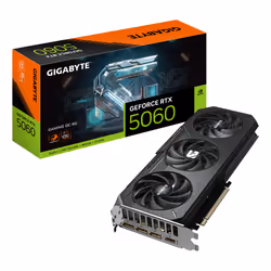 GIGABYTE GeForce RTX 5060 GAMING OC 8G Graphics Card - 8GB GDDR7, 128bit, PCI-E 5.0, 2595 MHz Core Clock, 3 x DisplayPort, 1 ...