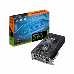 GIGABYTE GeForce RTX 5060 EAGLE OC 8G Graphics Card - 8GB GDDR7, 128bit, PCI-E 5.0, 2550 MHz Core Clock, 3 x DisplayPort, 1 x ...