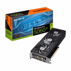 GIGABYTE GeForce RTX 5060 Ti EAGLE MAX OC 16G Graphics Card - 16GB GDDR7, 128bit, PCI-E 5.0, 2617MHz Core Clock, 3 x DP, 1 x ...
