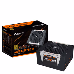 GIGABYTE GP-AP750GM power supply unit 750 W 20+4 pin ATX ATX Black