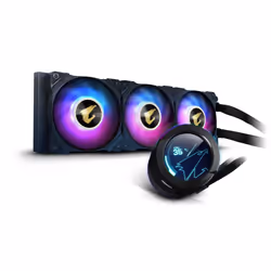 GIGABYTE AORUS WATERFORCE X 360, All-in-one liquid cooler, 12 cm, Black