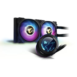 GIGABYTE AORUS WATERFORCE X 240 computer cooling system Processor All-in-one liquid cooler 12 cm Black