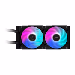 GIGABYTE AORUS WATERFORCE II 240 AIO Liquid CPU Cooler - 2x120mm ARGB Fans, slide-in interlocking mechanism, DAISY-CHAIN, Intel LGA 1851 and AMD AM5 Compatible - Additional view 4
