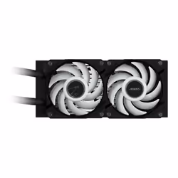 GIGABYTE AORUS WATERFORCE II 240 AIO Liquid CPU Cooler - 2x120mm ARGB Fans, slide-in interlocking mechanism, DAISY-CHAIN, Intel LGA 1851 and AMD AM5 Compatible - Additional view 5
