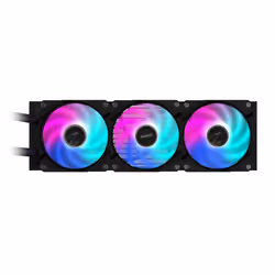 GIGABYTE AORUS WATERFORCE II 360 AIO Liquid CPU Cooler - 3x120mm ARGB Fans, slide-in interlocking mechanism, DAISY-CHAIN, Intel LGA 1851 and AMD AM5 Compatible - Additional view 4