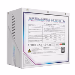 GIGABYTE AORUS ELITE P850W ICE Power Supply - PCIe 5.0, 80 PLUS Platinum, Fully Modular Design, 120mm Fan, ATX 3.0 compatible, EU Plug - Additional view 3