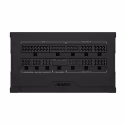GIGABYTE AORUS ELITE P1000W ICE Power Supply Unit - PCIe 5.0, 80 PLUS Platinum, Fully modular design, 120mm Fan, ATX 3.0 compatible, EU Plug