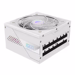 GIGABYTE AORUS ELITE P1000W ICE Power Supply Unit - PCIe 5.0, 80 PLUS Platinum, Fully modular design, 120mm Fan, ATX 3.0 compatible, EU Plug - Additional view 5