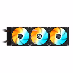 GIGABYTE GAMING 360 Liquid CPU Cooler- 3x120mm ARGB Fans, slide-in interlocking mechanism, DAISY-CHAIN, Intel LGA 1851 and AMD AM5 Compatible