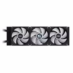 GIGABYTE GAMING 360 Liquid CPU Cooler- 3x120mm ARGB Fans, slide-in interlocking mechanism, DAISY-CHAIN, Intel LGA 1851 and AMD AM5 Compatible