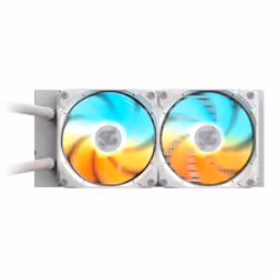 GIGABYTE GAMING 240 ICE Liquid CPU Cooler- 2x120mm ARGB Fans, slide-in interlocking mechanism, DAISY-CHAIN, Intel LGA 1851 and AMD AM5 Compatible