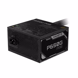 GIGABYTE P650G PCIE 5.1 Power Supply - PCIe 5.1, 80 PLUS Silver, 120mm Fan, ATX 3.1 compatible, EU Plug - Additional view 3