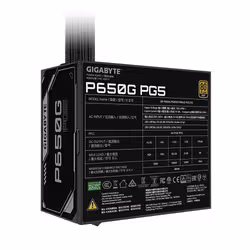 GIGABYTE P650G PCIE 5.1 Power Supply - PCIe 5.1, 80 PLUS Silver, 120mm Fan, ATX 3.1 compatible, EU Plug - Additional view 5
