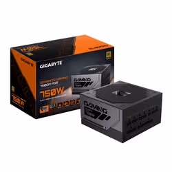 GIGABYTE GAMING 750GM PG5 Power Supply Unit - PCIe 5.1, 80 PLUS Gold, Fully Modular Design, 135mm Fan, ATX 3.1 compatible, UK Plug - Additional view 7