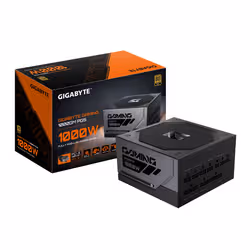 GIGABYTE GAMING 1000GM PG5 Power Supply Unit - PCIe 5.1, 80 PLUS Gold, Fully Modular Design, 135mm Fan, ATX 3.1 compatible, UK Plug - Additional view 7