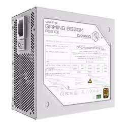 GIGABYTE GAMING 850GM PG5 ICE Power Supply Unit - PCIe 5.1, 80 PLUS Gold, Fully Modular Design, 135mm Fan, ATX 3.1 compatible, UK Plug - Additional view 5