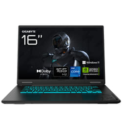 GIGABYTE GAMING A16 CVHI3UK894SH laptop Intel® Core™ i7 i7-13620H 40.6 cm (16") WUXGA 16 GB DDR5-SDRAM 1 TB SSD NVIDIA GeForce RTX 5060 Wi-Fi 6E (802.11ax) Windows 11 Home Black