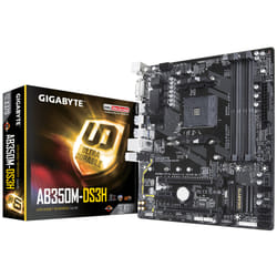 GIGABYTE GA-AB350M-DS3H motherboard AMD X370 Socket AM4 micro ATX