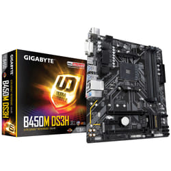 GIGABYTE B450M DS3H motherboard AMD B450 Socket AM4 micro ATX