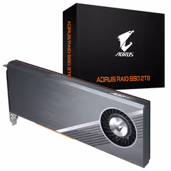 GIGABYTE AORUS RAID SSD 2TB, 2 TB, PCI Express, 6300 MB/s