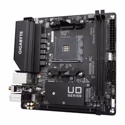 GIGABYTE A520I AC Motherboard - Supports AMD Ryzen 5000 Series AM4 CPUs, 6 Phases Digital VRM, up to 5300MHz DDR4 (OC), 1xPCIe 3.0 M.2, WIFI, GbE LAN, USB 3.2 Gen1 - Additional view 4
