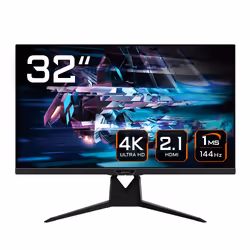 GIGABYTE AORUS FI32U 31.5” 4K Pro Gaming Monitor - 3840 x 2160 (UHD), 144Hz, 1ms, 350 cd/m2, FreeSync Premium Pro, Display HD ...