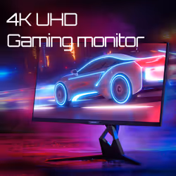 GIGABYTE AORUS FI32U 31.5” 4K Pro Gaming Monitor - 3840 x 2160 (UHD), 144Hz, 1ms, 350 cd/m2, FreeSync Premium Pro, Display HDR400, HDMI 2.1, Displayport 1.4 - Additional view 7