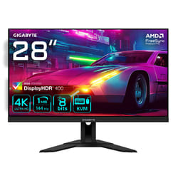 GIGABYTE M28U 28" 4K UHD Gaming Monitor - 3840 x 2160, 144Hz, 1ms, 300 cd/m², FreeSync Premium Pro, Display HDR400, HDMI 2.1, Displayport 1.4