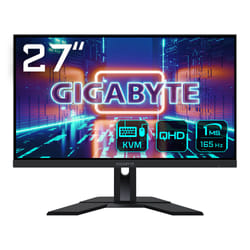 GIGABYTE M27Q P 27" QHD Gaming Monitor - 2560 x 1440, 165Hz, 1ms, 400 cd/m², FreeSync Premium, DisplayHDR400, HDMI 2.0, Displayport 1.4
