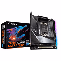 GIGABYTE Z690I AORUS ULTRA DDR4, Intel, LGA 1700, Intel® Core™ i5, Intel® Core™ i7, Intel® Core™ i9, DDR4-SDRAM, 64 GB, DIMM