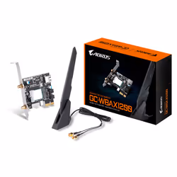 GIGABYTE GC-WBAX1200, Internal, Wireless, PCI Express, WLAN / Bluetooth, Wi-Fi 6E (802.11ax), 1200 Mbit/s