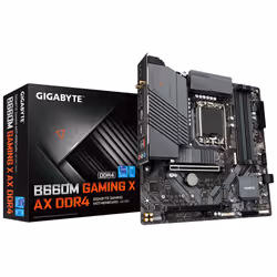 GIGABYTE B660M GAMING X AX DDR4, Intel, LGA 1700, Intel® Celeron®, Intel® Core™ i3, Intel® Core™ i5, Intel® Core™ i7, Intel® ...