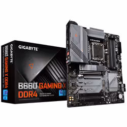 GIGABYTE B660 GAMING X DDR4, Intel, LGA 1700, Intel® Celeron®, Intel® Core™ i3, Intel® Core™ i5, Intel® Core™ i7, Intel® Core ...
