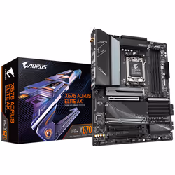 GIGABYTE X670 AORUS ELITE AX Motherboard - Supports AMD Ryzen 8000 Series AM5 CPUs, 16*+2+2 Phases Digital VRM, up to 8000MHz ...